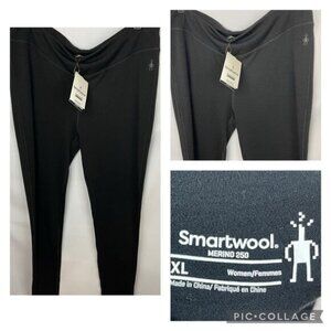 Smartwool Merino 250 Base layer Ladies Pants Black Size XL NWT